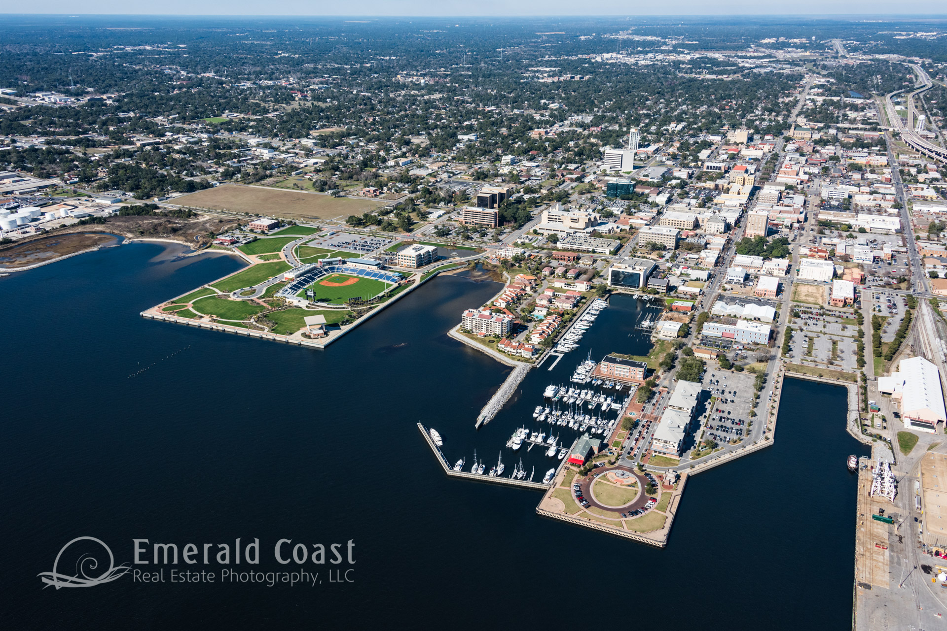 aerial Photo of Pensacola Port