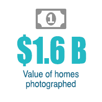 value of homes photographed